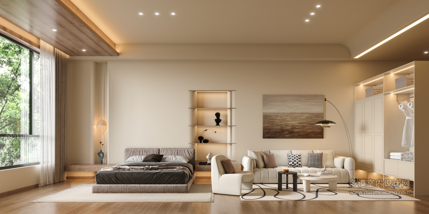 侘寂 二层 卧室 2