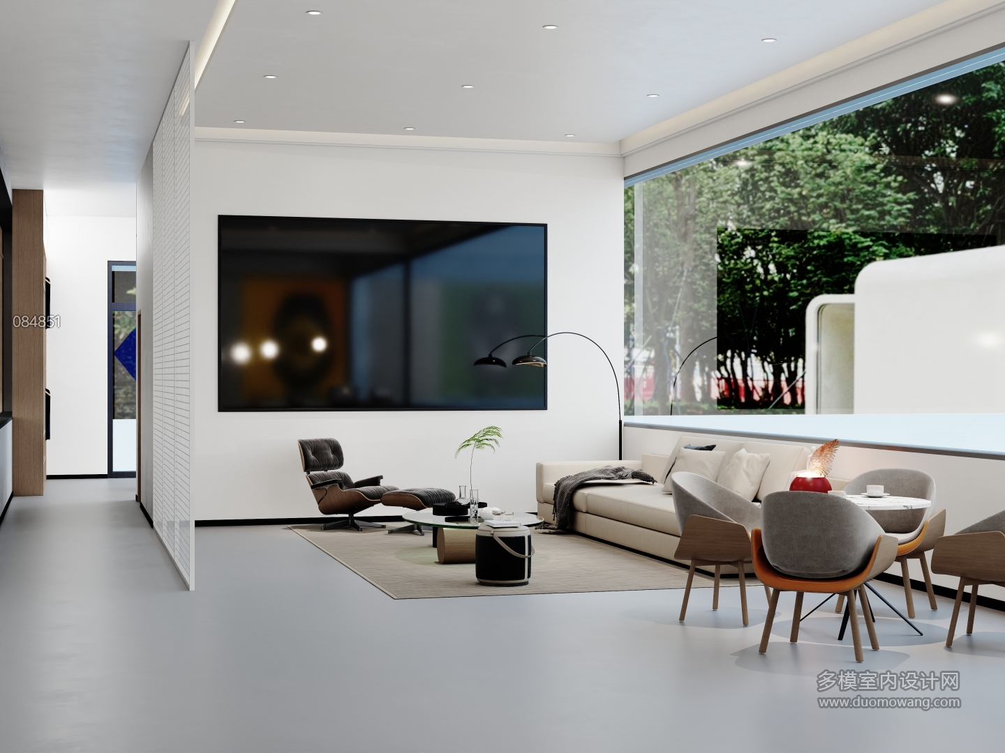 现代风格-匹克球场4（单张）