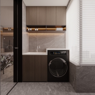 现代意式晾晒房特写