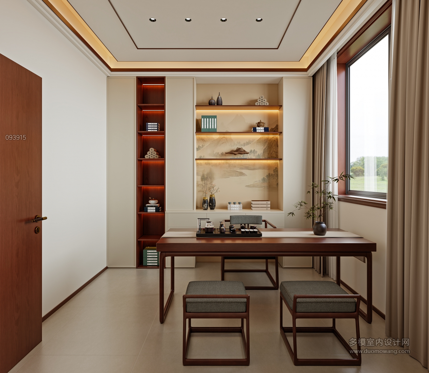 南河梁庄_新中茶室001