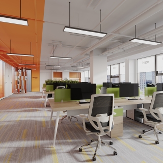 现代办公室办公区