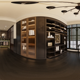 法式复古房间-全景