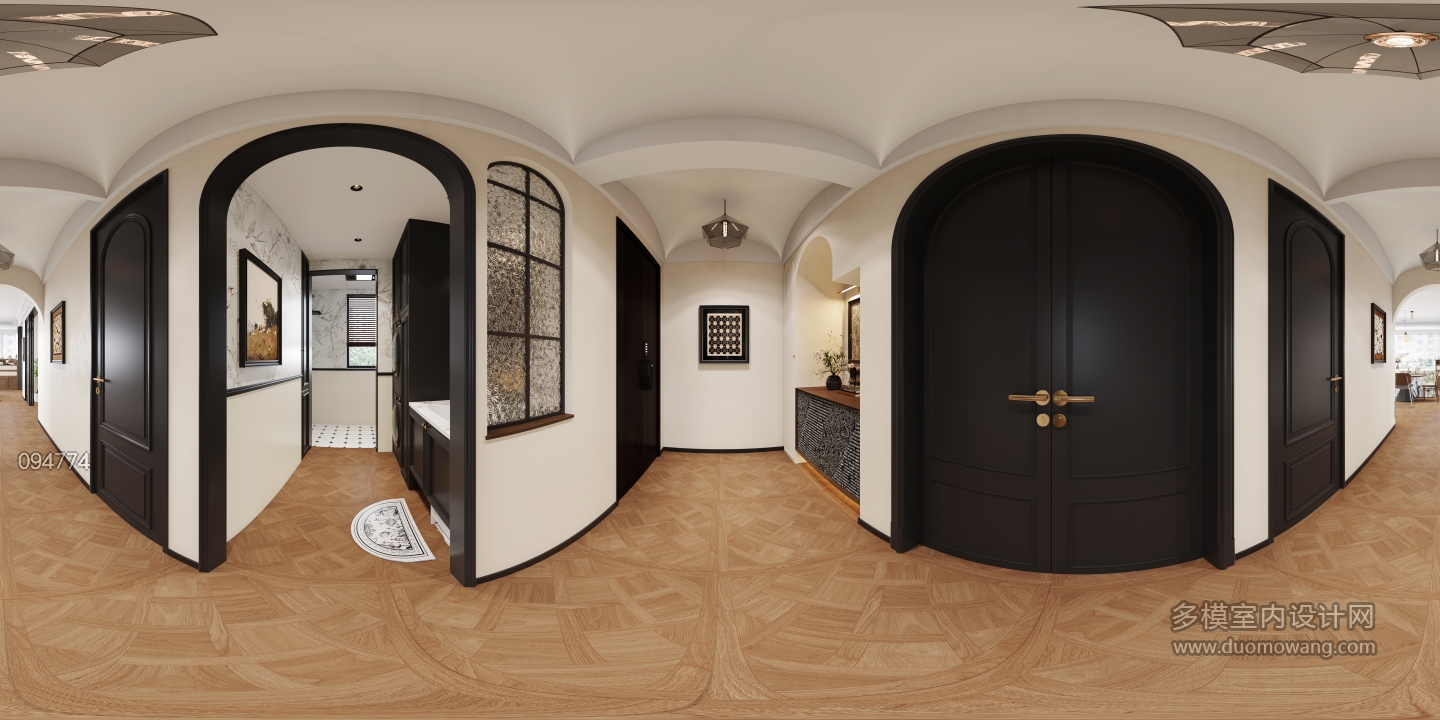 6法式中古风门厅全景