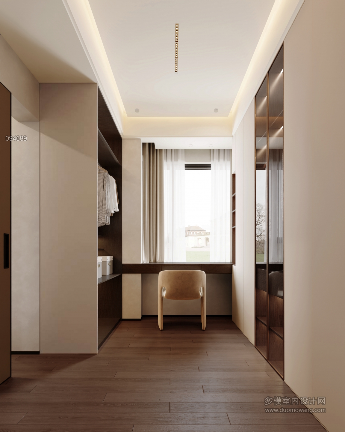 意式衣帽间静态