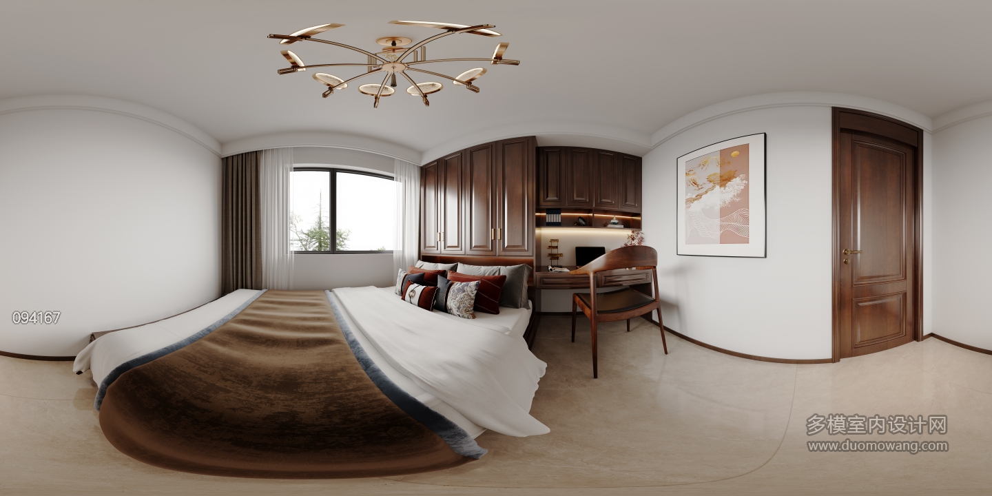 东晨花苑周先生_全景小卧室