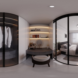 现代-衣帽间