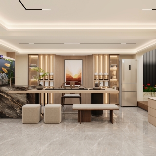 现代地下室大厅