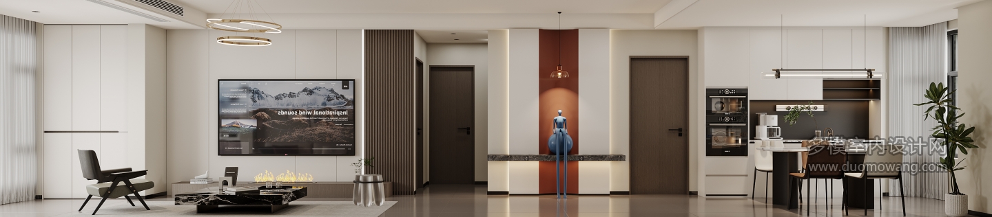 现代-客厅特写1