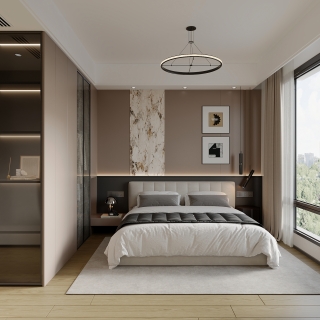 意式家装修改2楼主卧静态3