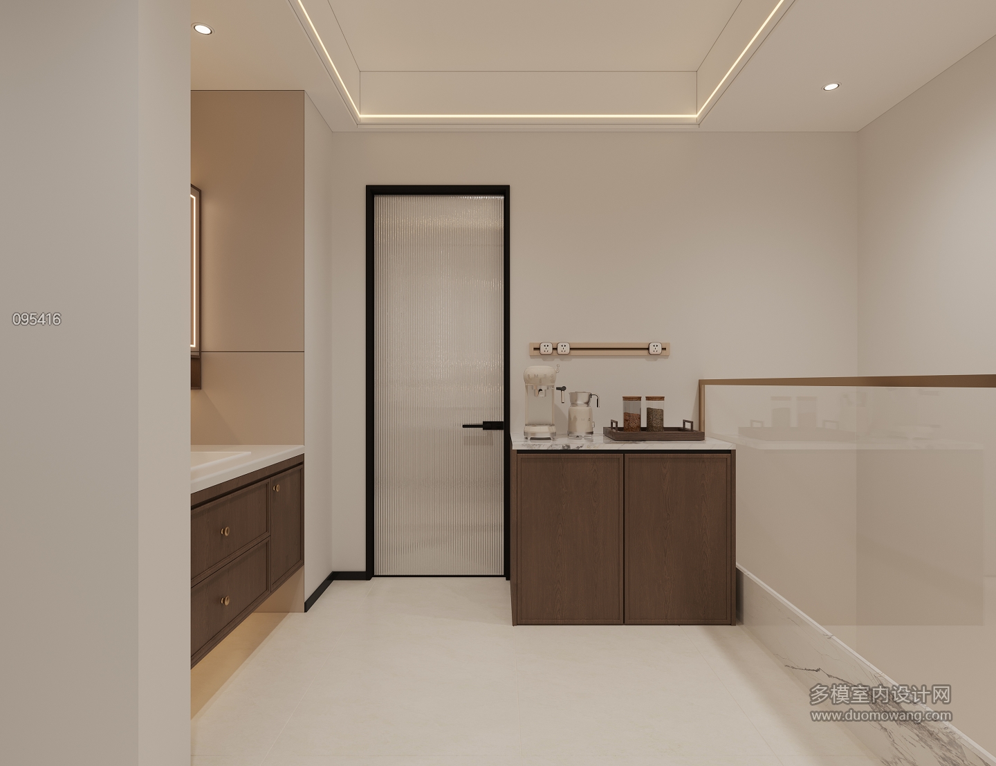 现代二楼过道干区