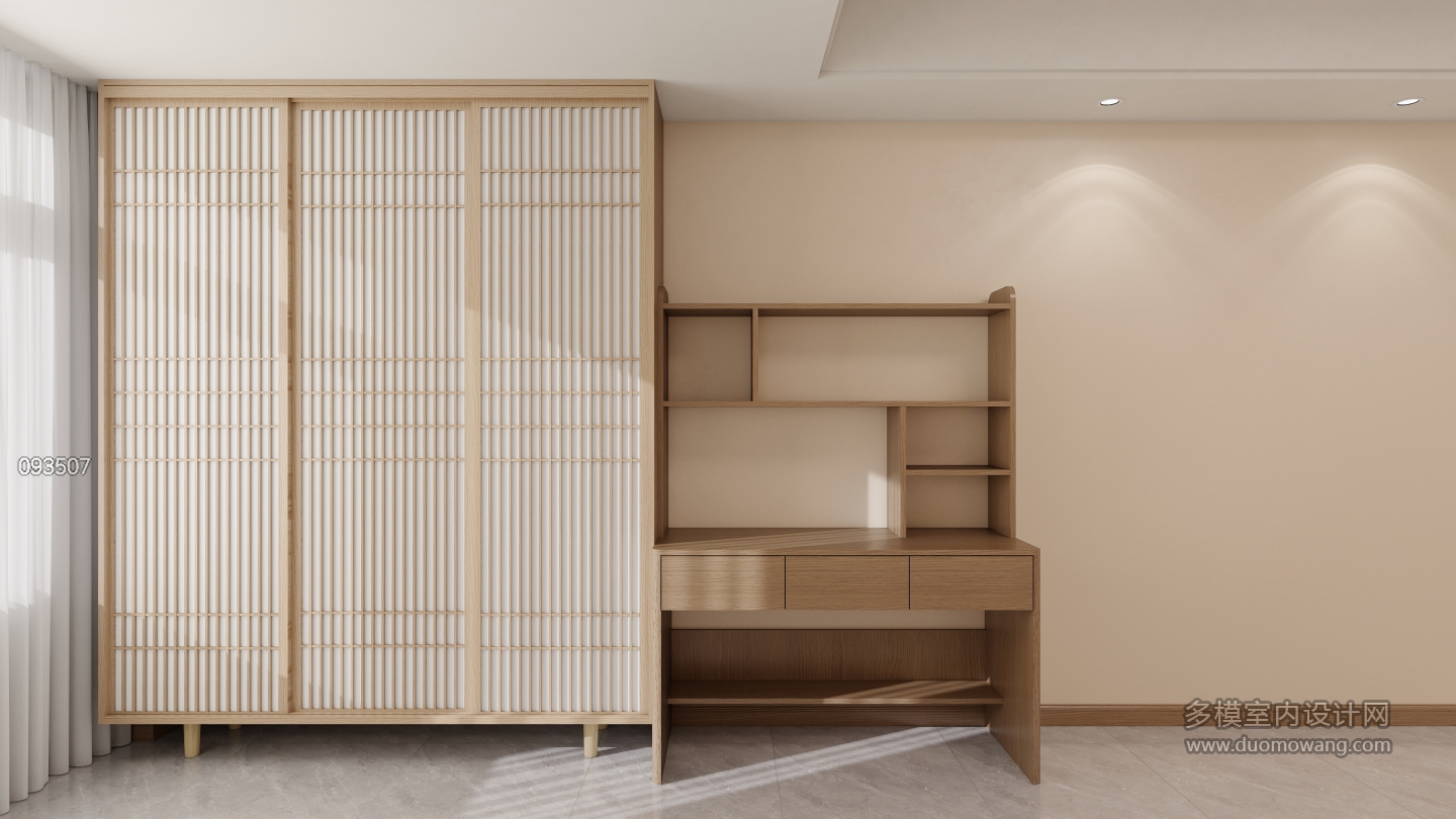 日系-酒店客房衣柜单张