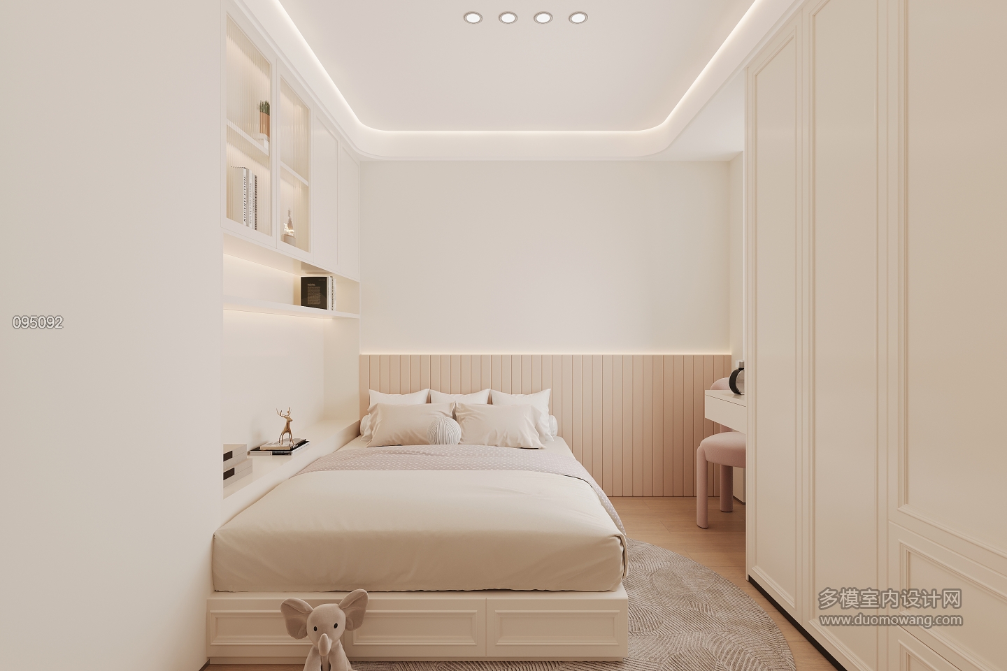 法式女孩房单张一