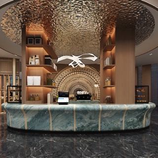 现代酒店餐饮区