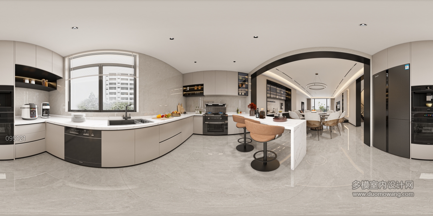 现代2 楼厨房 360