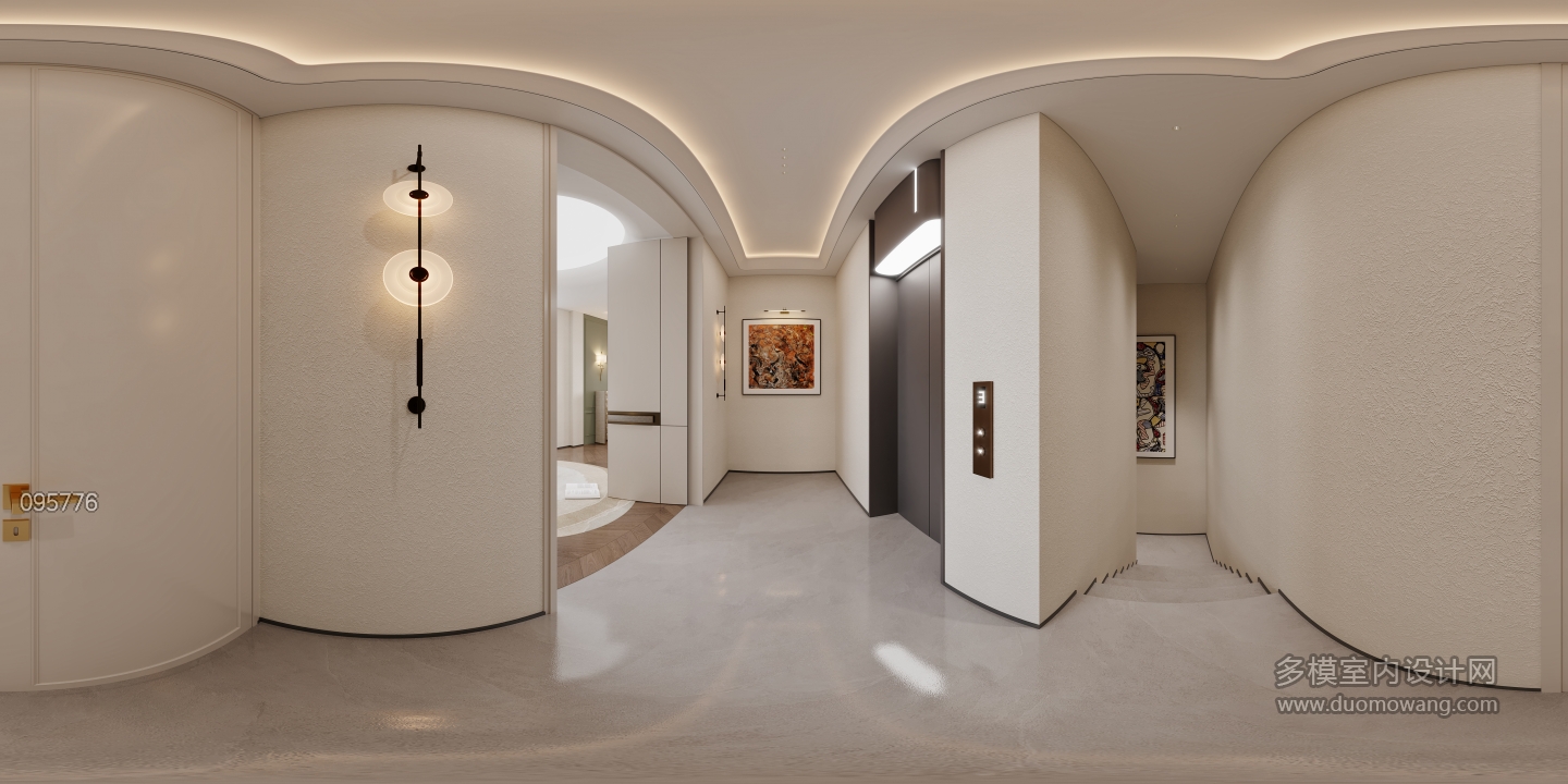 意式三层电梯间