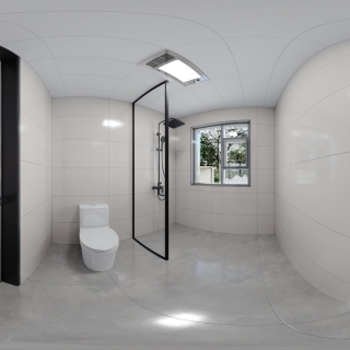 原木风格-卫生间