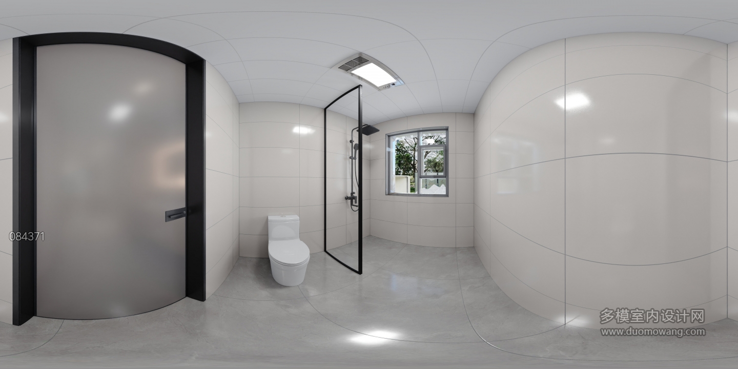 原木风格-卫生间