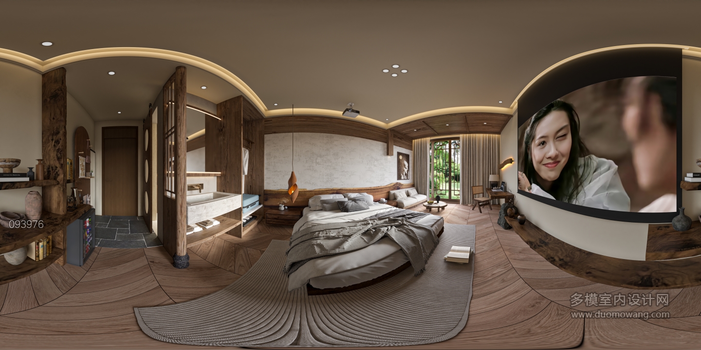 诧寂酒店客房全景