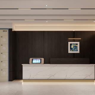 现代 入住 前厅