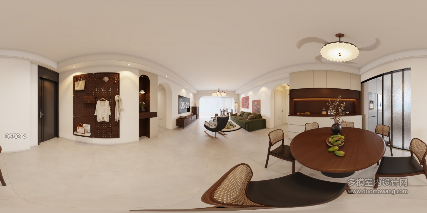 中古风餐厅全景