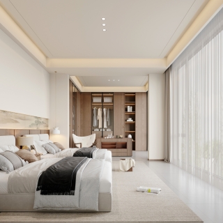 宋式美学二层卧室