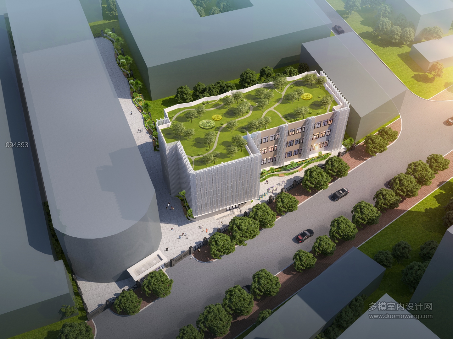 英明养老院鸟瞰CoronaCamera003