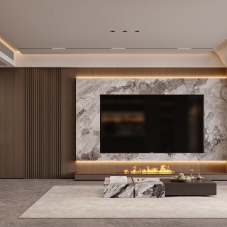 现代意式电视背景特写