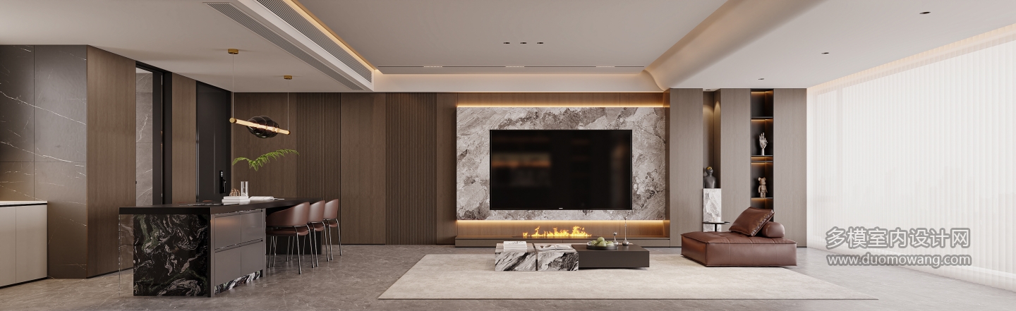 现代意式电视背景特写