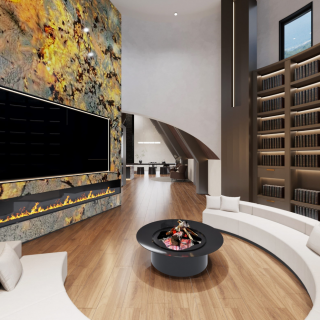 改图城堡影音室特写