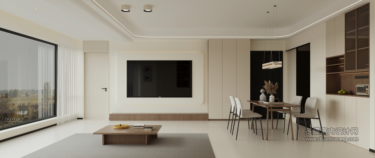 现代 客餐厅 单张2