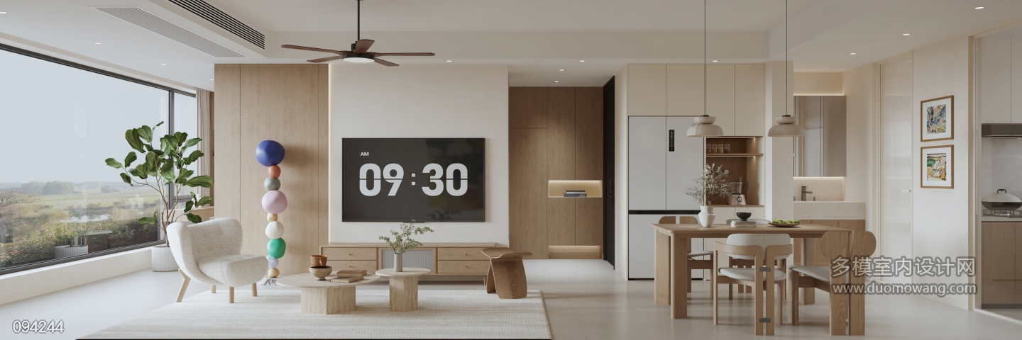 现代 客餐厅 单张1