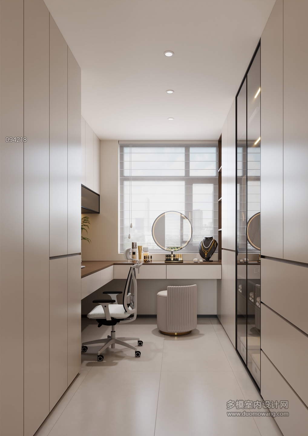 现代衣帽间单张