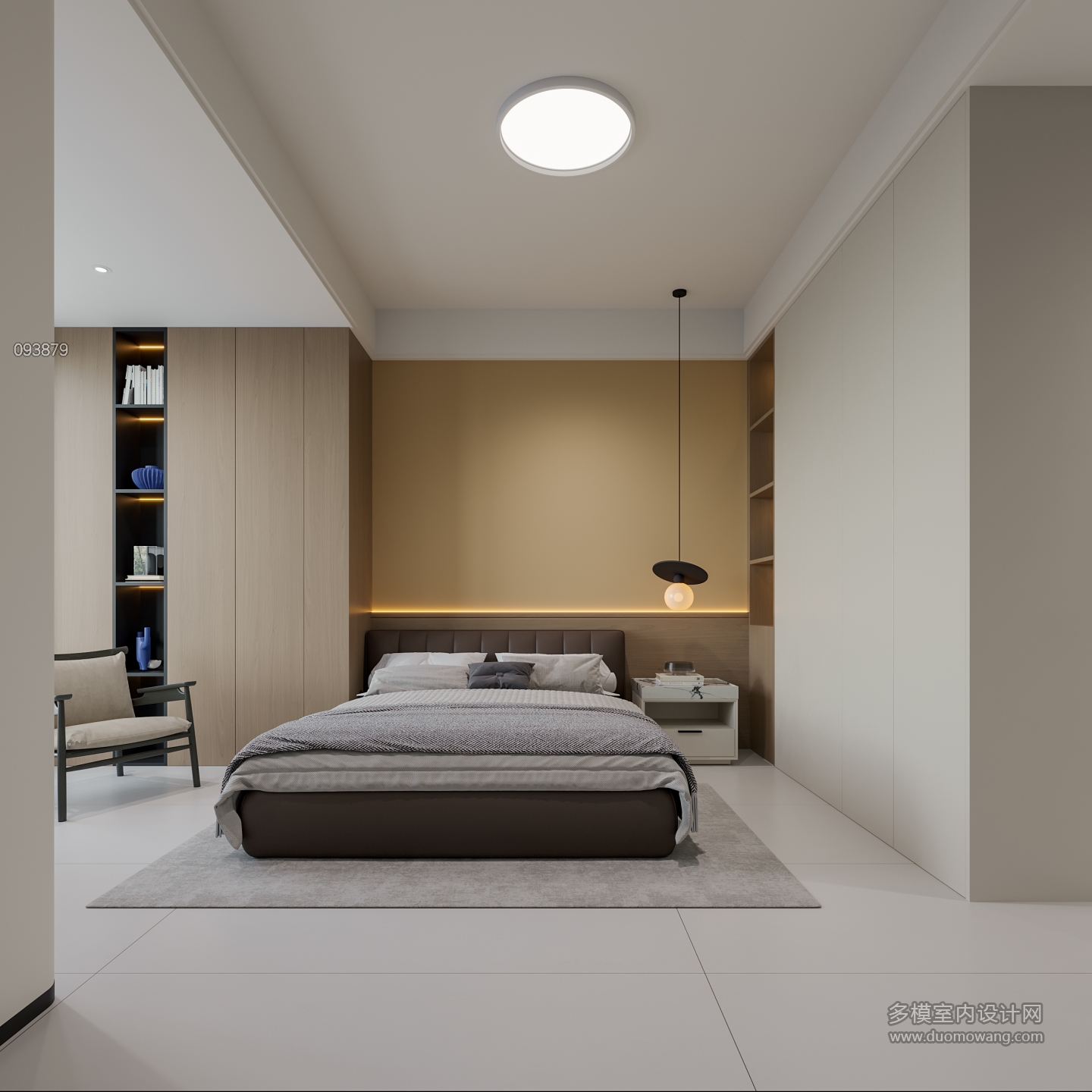 现代主卧室静态