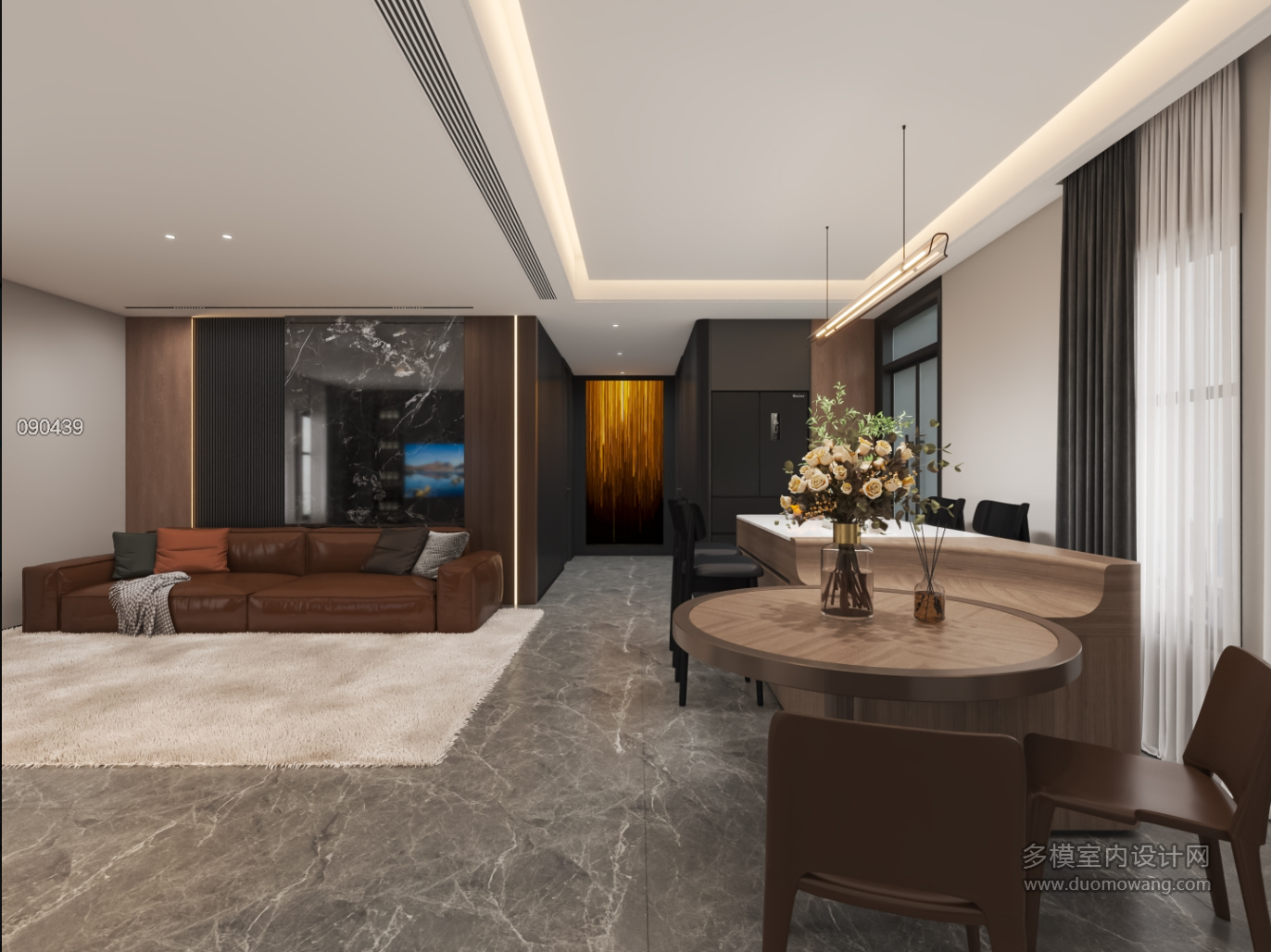 改图城堡客厅特写