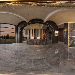 现代酒店大厅360