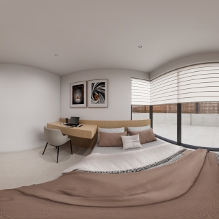 现代原木1楼客卧