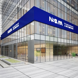 现代办公展厅外建