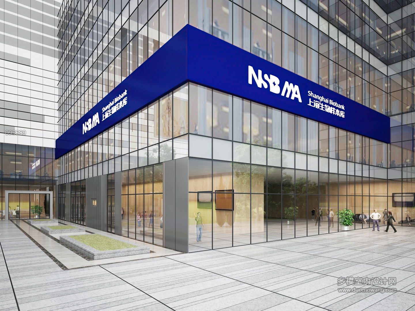 现代办公展厅外建