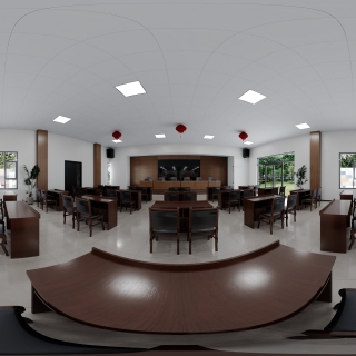 现代风格-会议室（有吊顶）