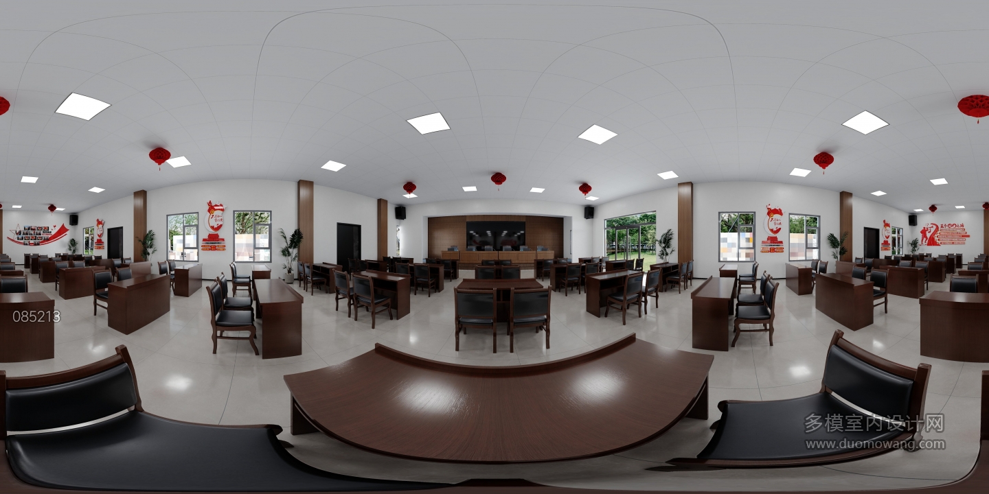 现代风格-会议室（有吊顶）