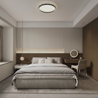 现代极简主卧