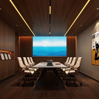 现代会议室静态