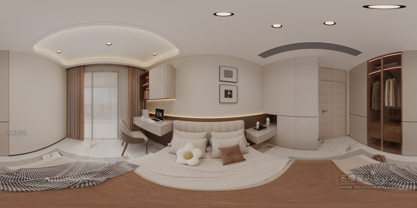 现代2楼次卧2全景