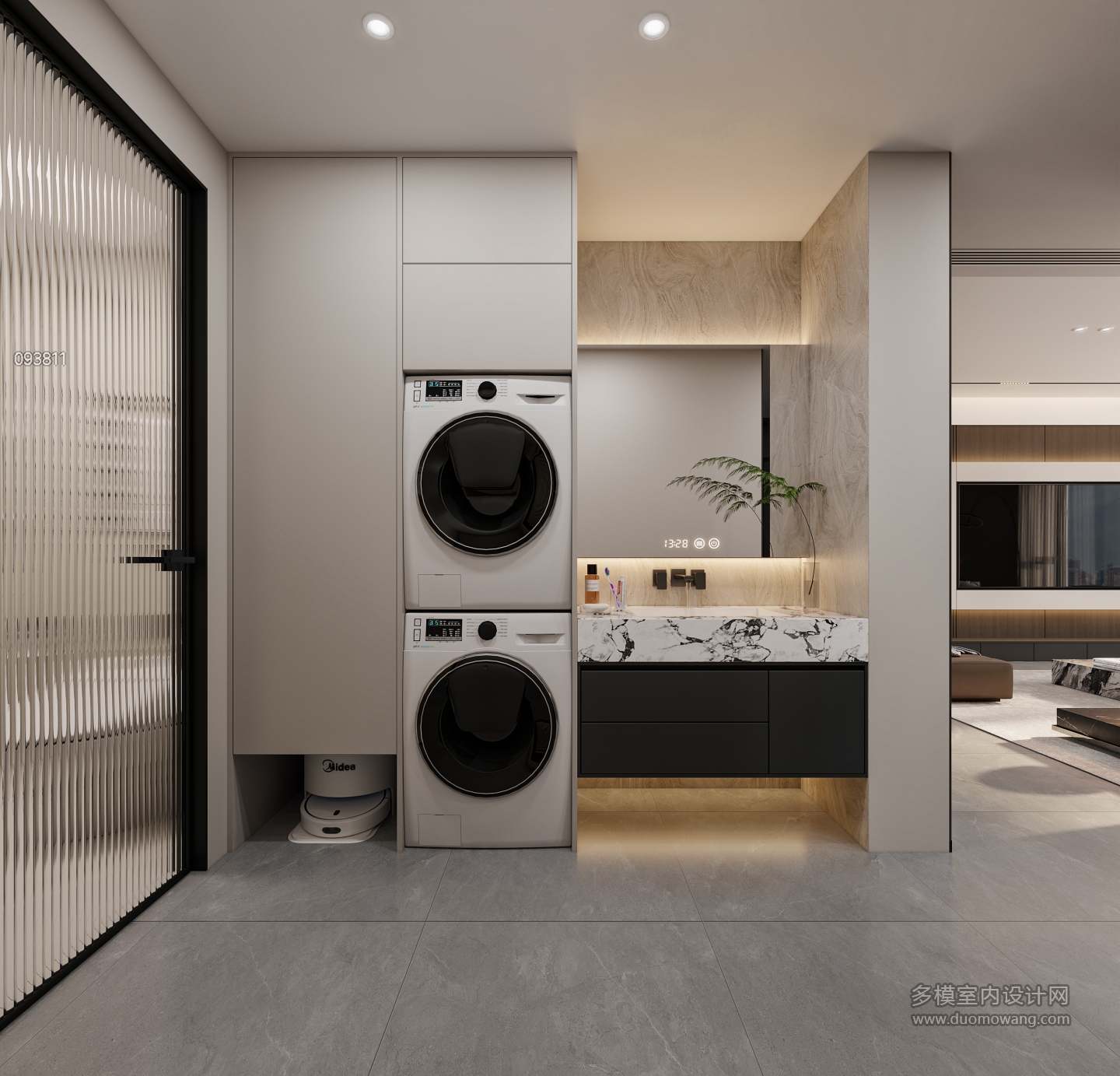 意式卫生间干区