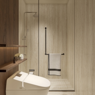 诧寂酒店客房卫生间单张