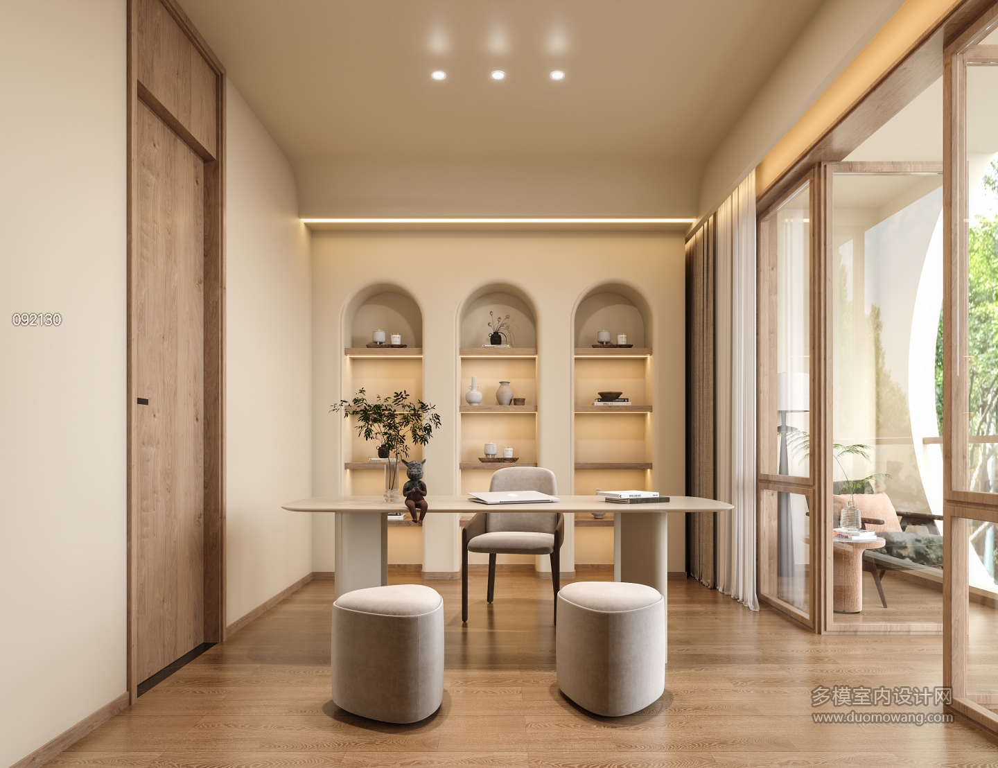 侘寂 三层 书房 1