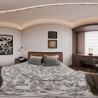 法式男孩房全景