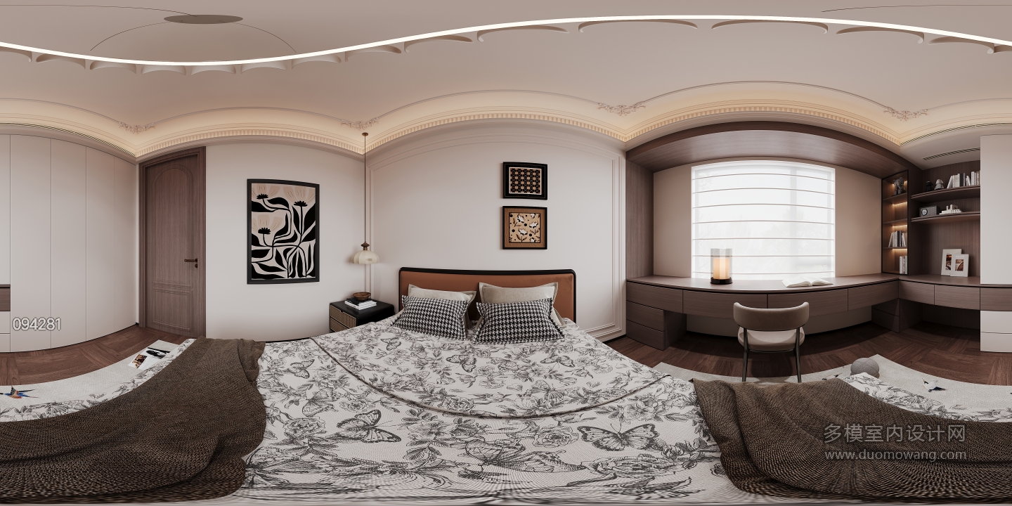 法式男孩房全景