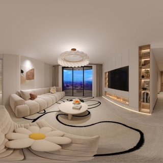 现代奶油客餐厅