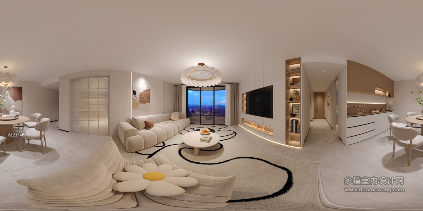 现代奶油客餐厅